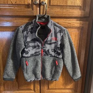 The North Face Kids Gray and Red Jacket
